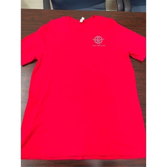 Glen Templeton Nation Red Mens Short Sleeve Tee Size X-Large - Picture 1 of 8